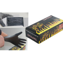 Gant noir tatouage professionnel pour artiste